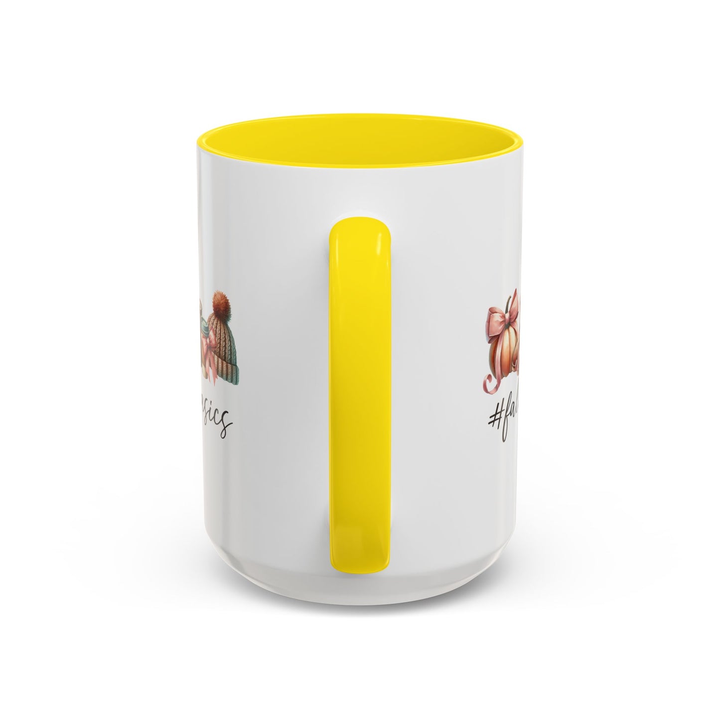 Fall Basics | Fall Lover's Mug | Pumpkin and Latte Mug | Fall Season Mug | Gift for Her | Fall Mug | 11oz Accent Mug | 15oz Accent Mug