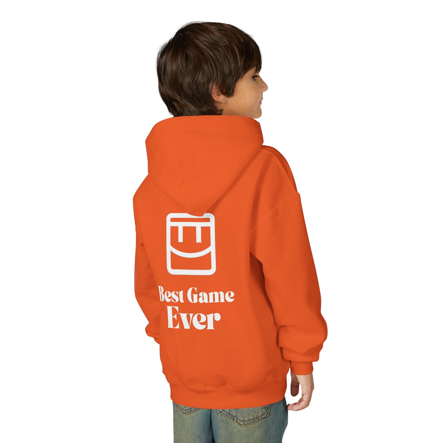 Caleb Youth Hoodie — "Best Game Ever" Gamer Logo Pullover
