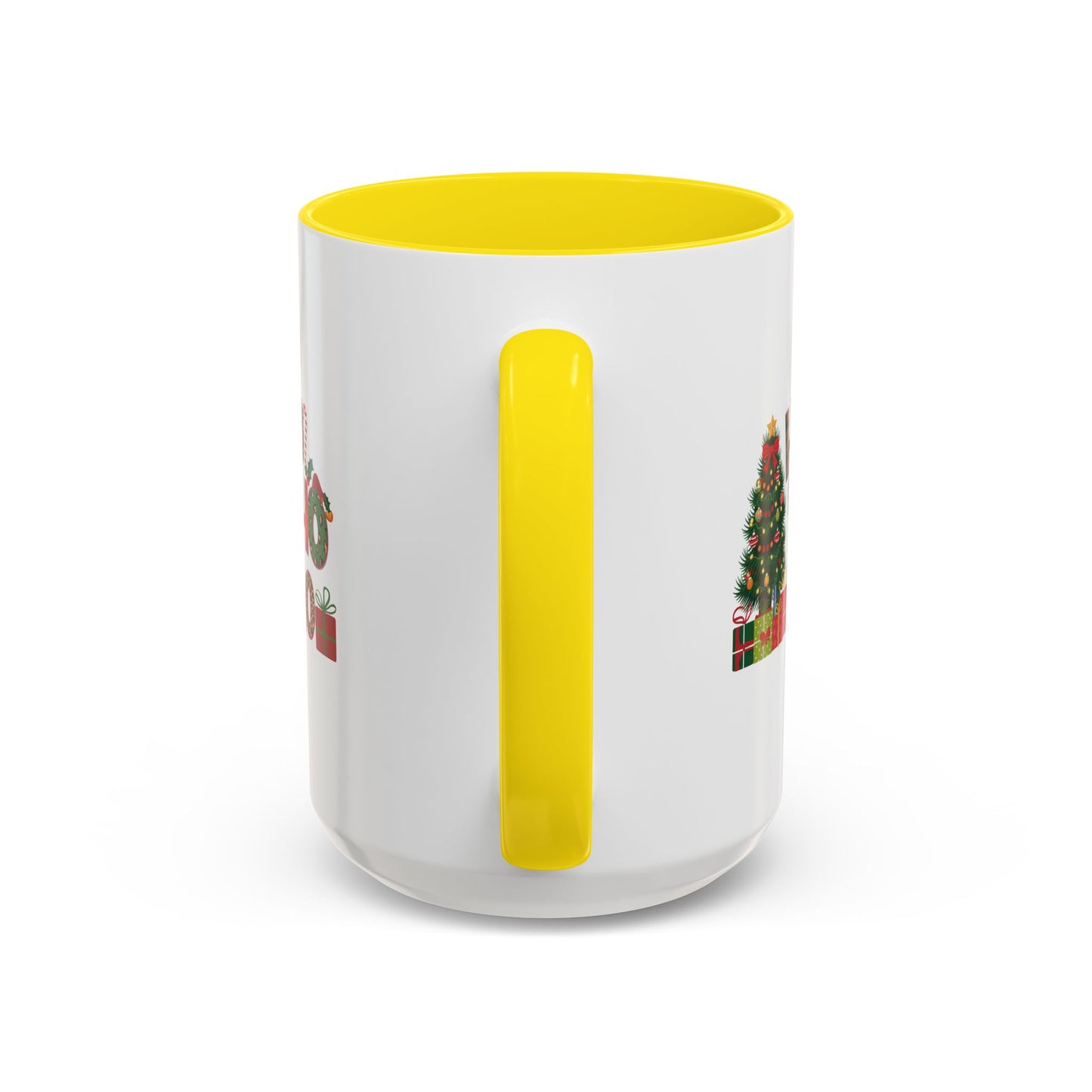 Ho Ho Ho Christmas Mug | Cute Christmas Tree Gift Mug | Christmas Gift | 11oz Accent Mug | 15oz Accent Mug