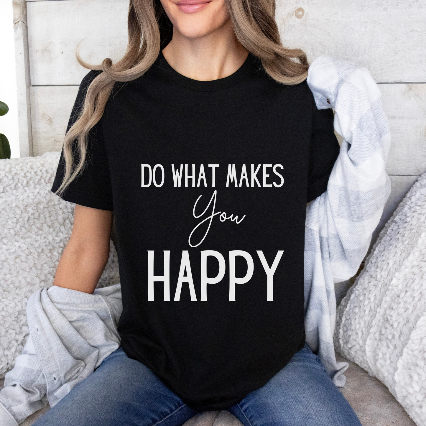 Do What Makes You Happy Short Sleeve Bella Canvas T-shirt