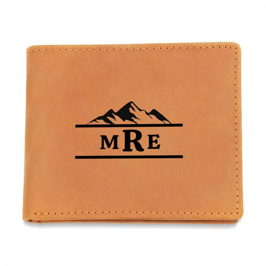 Personalized Graphic Leather Wallet | Gift For Him | Dad Gift | Gift For Anniversary Husband Wedding Custom Leather Wallet