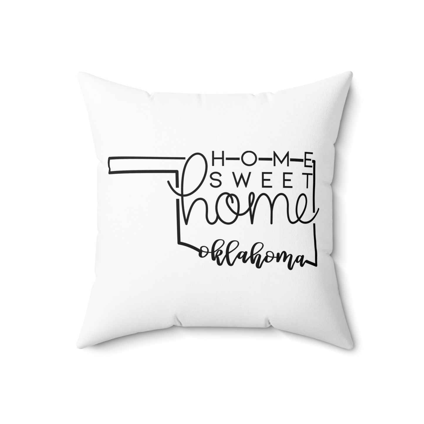 Home Sweet Home Oklahoma Decorative Pillow | Gift For Her | Home Decor | State Gift | Customized State Pillow