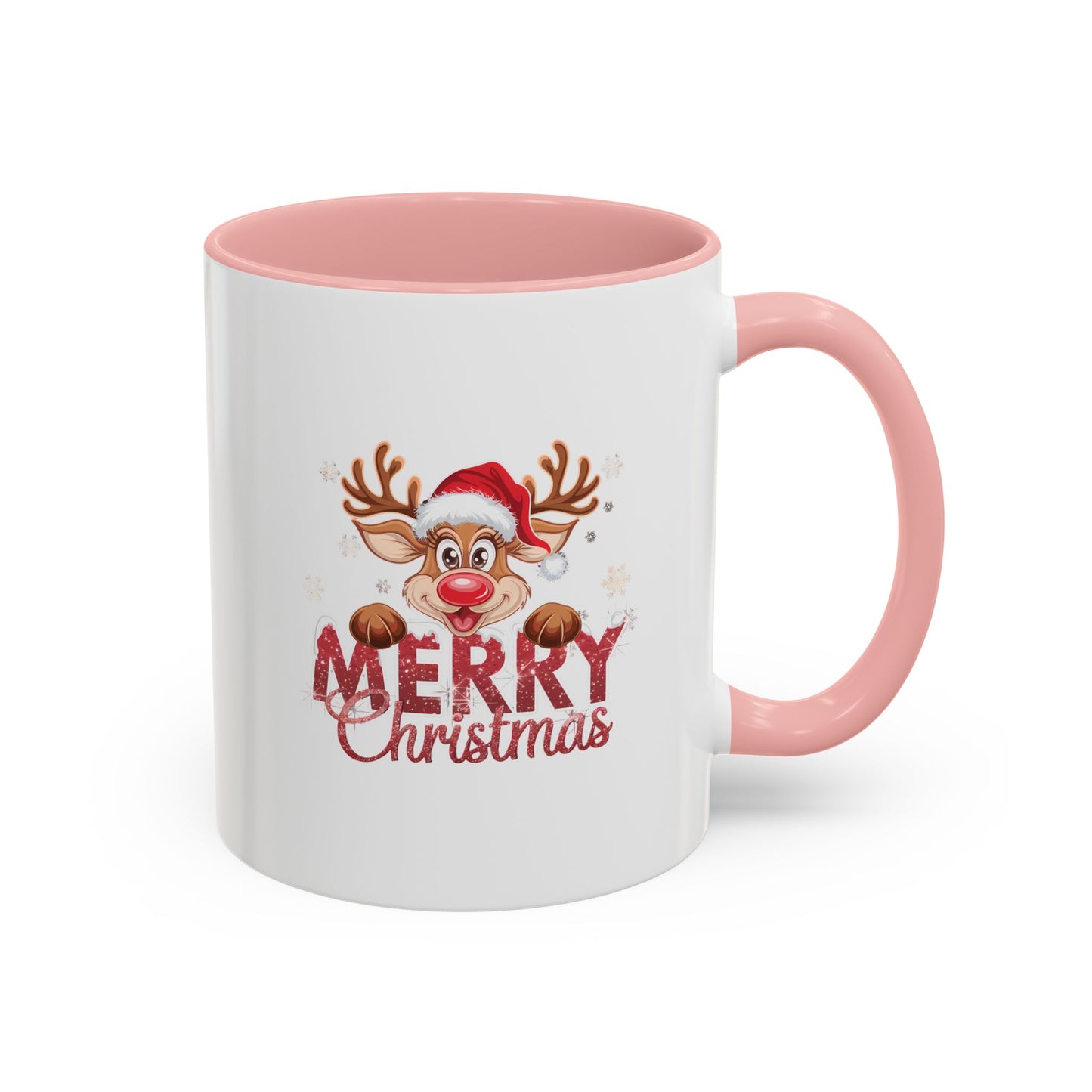 Reindeer Merry Christmas Mug | Merry Gift Idea | Gift for Kids | Kids Christmas Gift Idea | Kids Mug | 11oz Accent Mug | 15oz Accent Mug