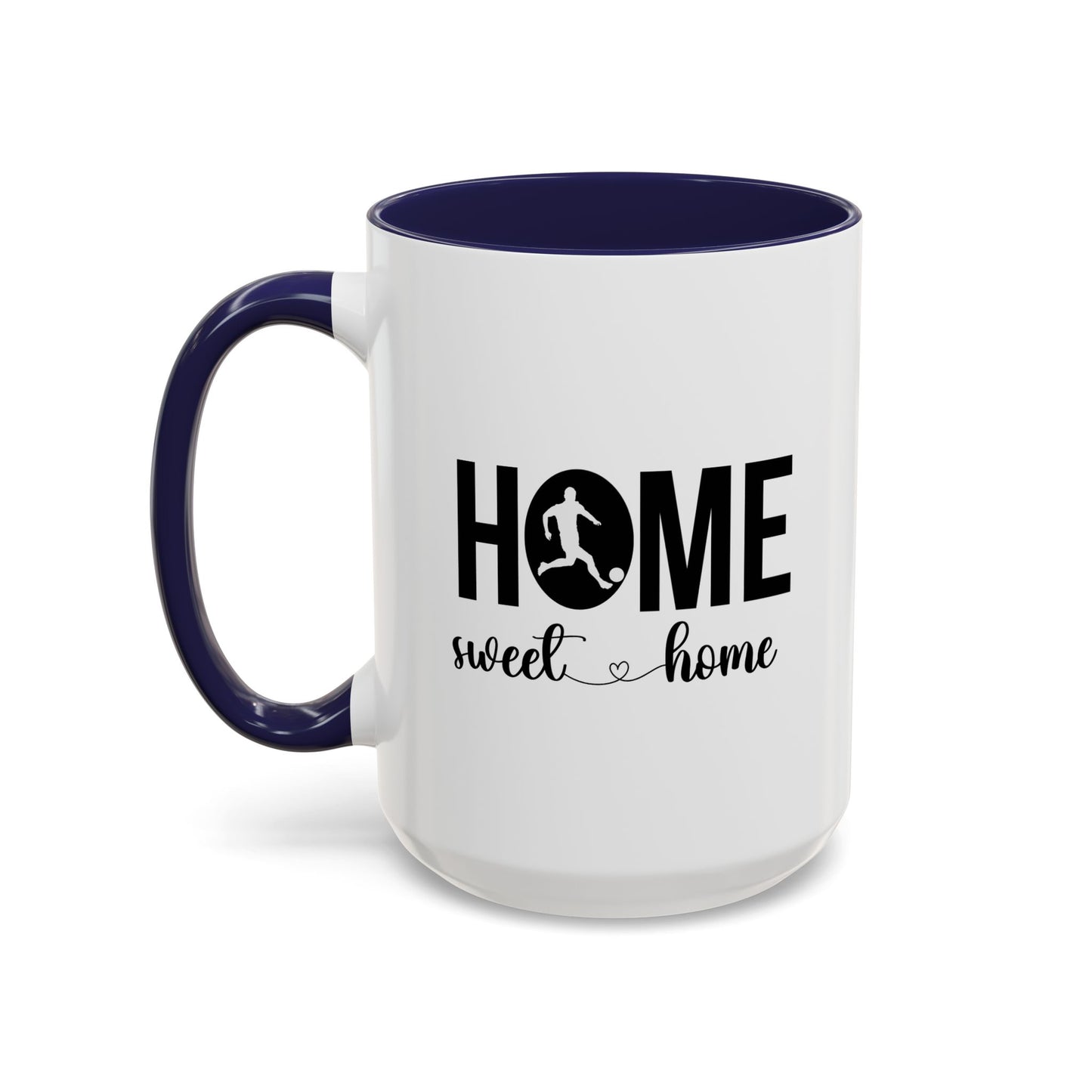 Male Soccer Player Home Sweet Home Mug | Soccer Gift | Sports Mug |11oz Accent Mug | 15oz Accent Mug