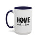 Male Soccer Player Home Sweet Home Mug | Soccer Gift | Sports Mug |11oz Accent Mug | 15oz Accent Mug