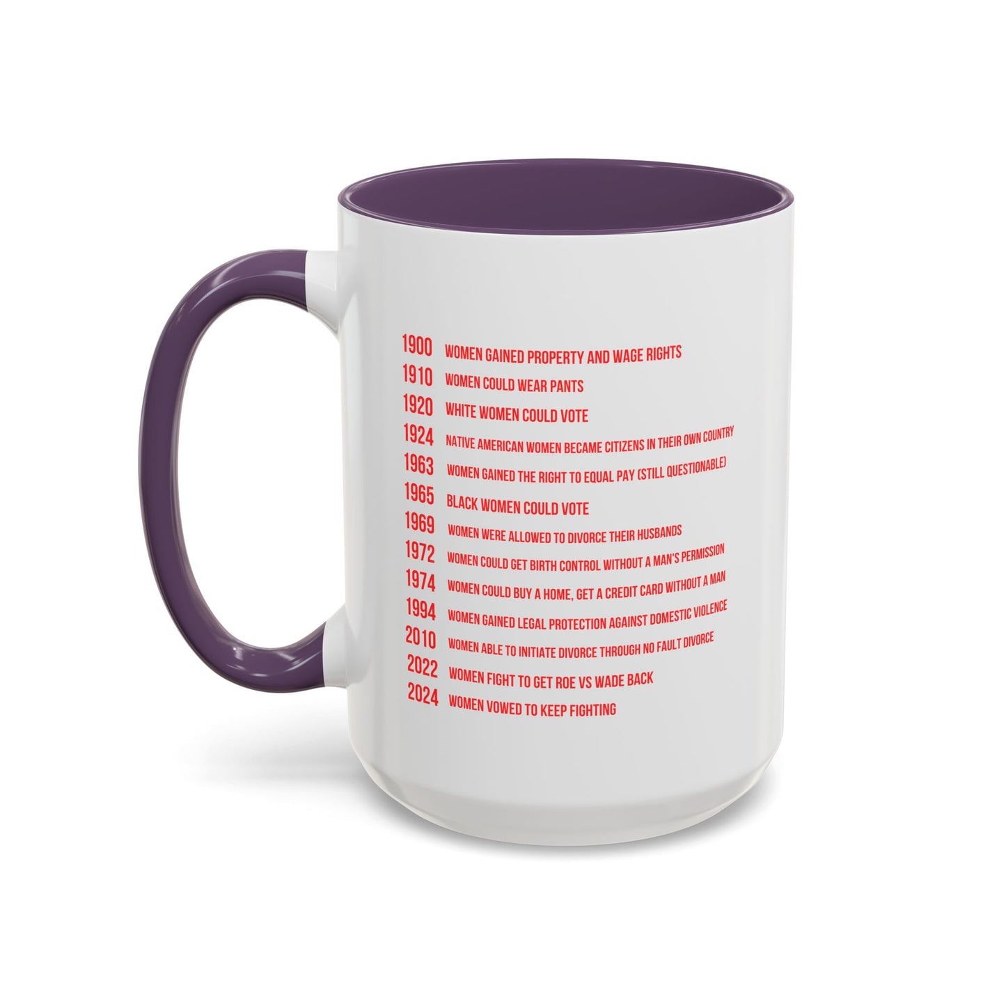 Women's Rights Mug | Viral Feminist Mug | Election Mug | Viral Mug Quote | 11oz Accent Mug | 15oz Accent Mug