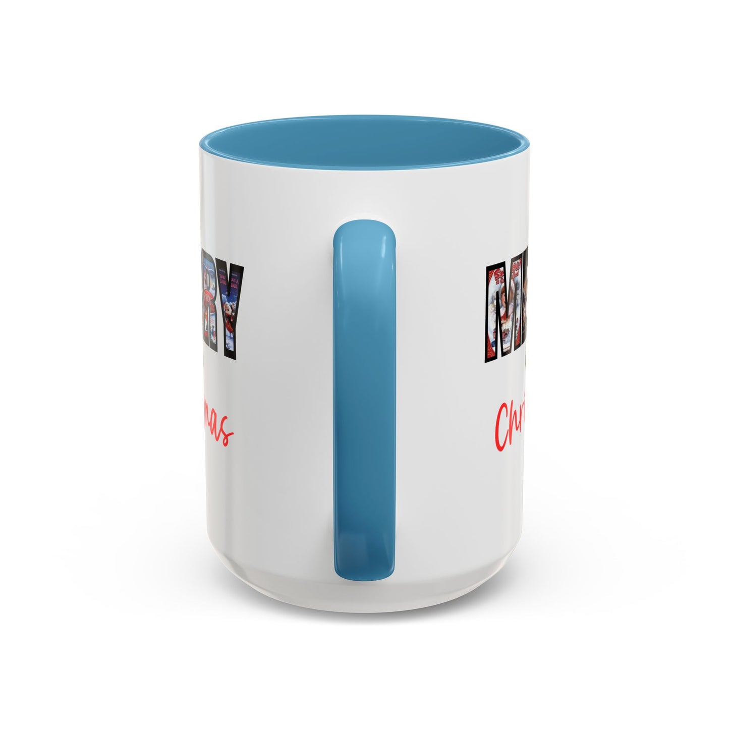 Merry Christmas Nostalgic Movie Poster Mug | Christmas Gift | Funny Christmas Gift | Accent Mug