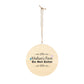 Madison's Door Sign Personalized Round Wood Door Sign - "Madison's Room Do Not Enter"