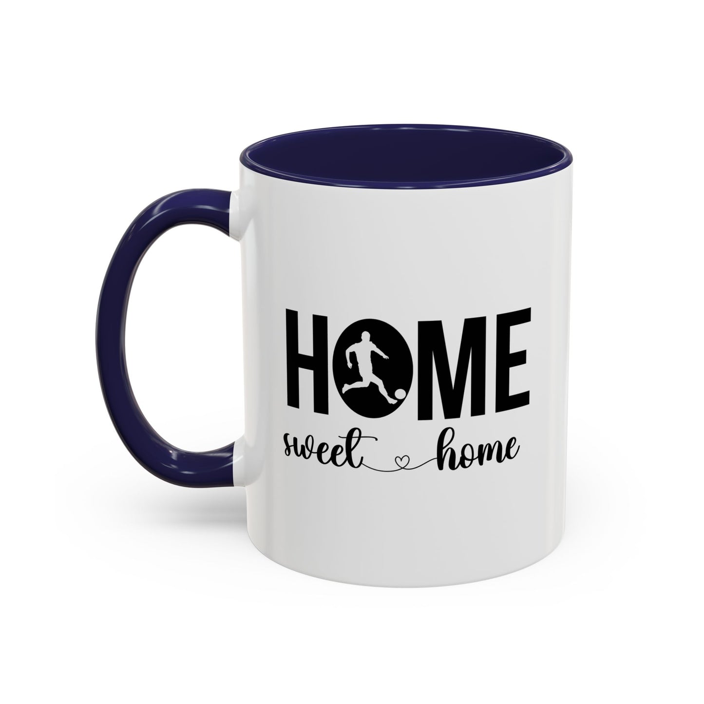 Male Soccer Player Home Sweet Home Mug | Soccer Gift | Sports Mug |11oz Accent Mug | 15oz Accent Mug