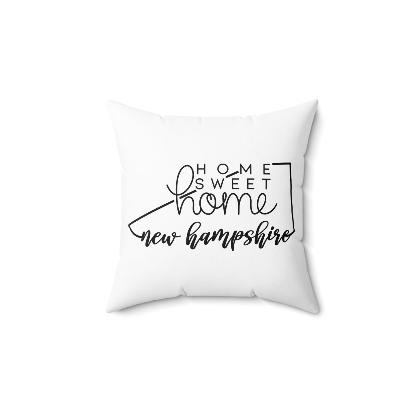 Home Sweet Home New Hampshire Decorative Pillow | Gift For Her | Home Decor | State Gift | Customized State Pillow