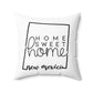 Home Sweet Home New Mexico Decorative Pillow | Gift For Her | Home Decor | State Gift | Customized State Pillow