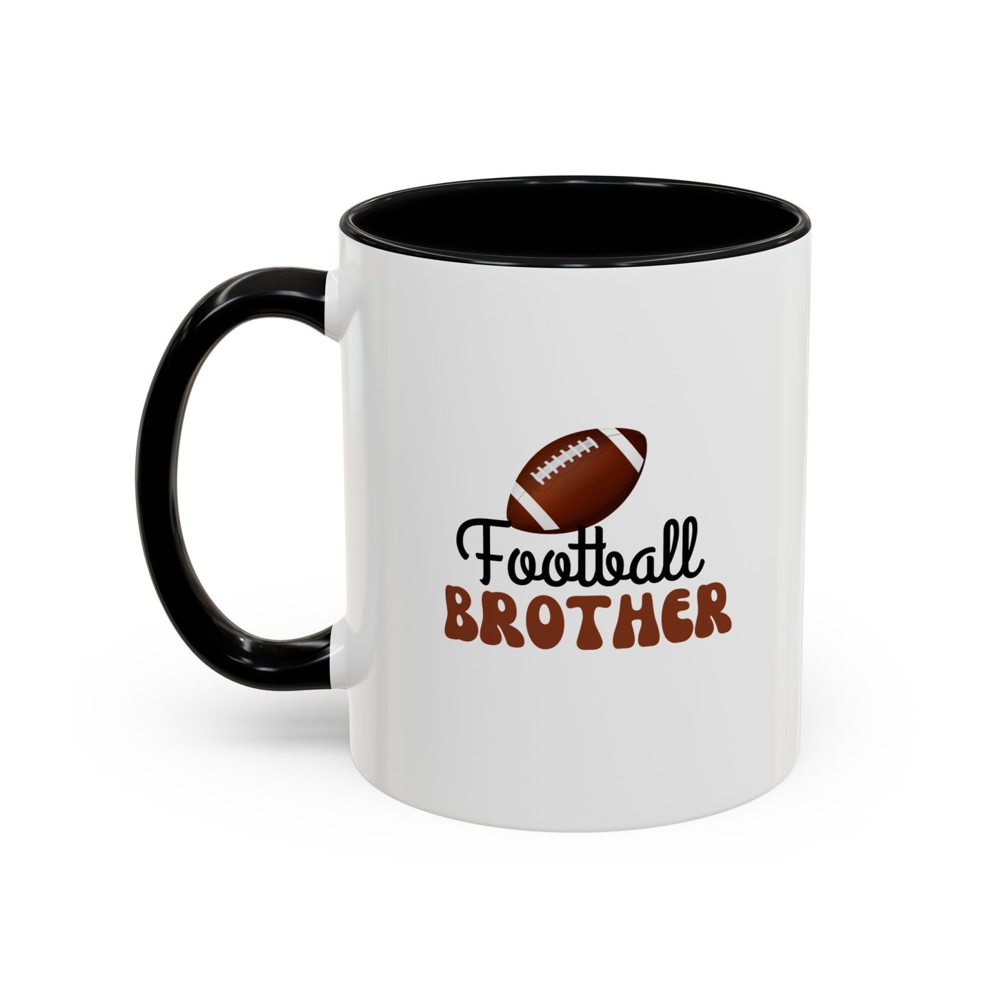 Football Brother Mug | Sports Fan Gift | Kids Mug | Sibling Gift | 11oz Accent Mug | 15oz Accent Mug