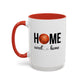 Basketball Mug | Home Sweet Home Mug | Sports Mug |11oz Accent Mug | 15oz Accent Mug