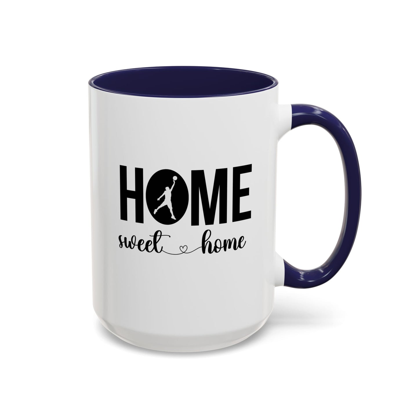 Male Basketball Player Gift Idea | Home Sweet Home Mug | Sports Mug |11oz Accent Mug | 15oz Accent Mug | Gift Idea