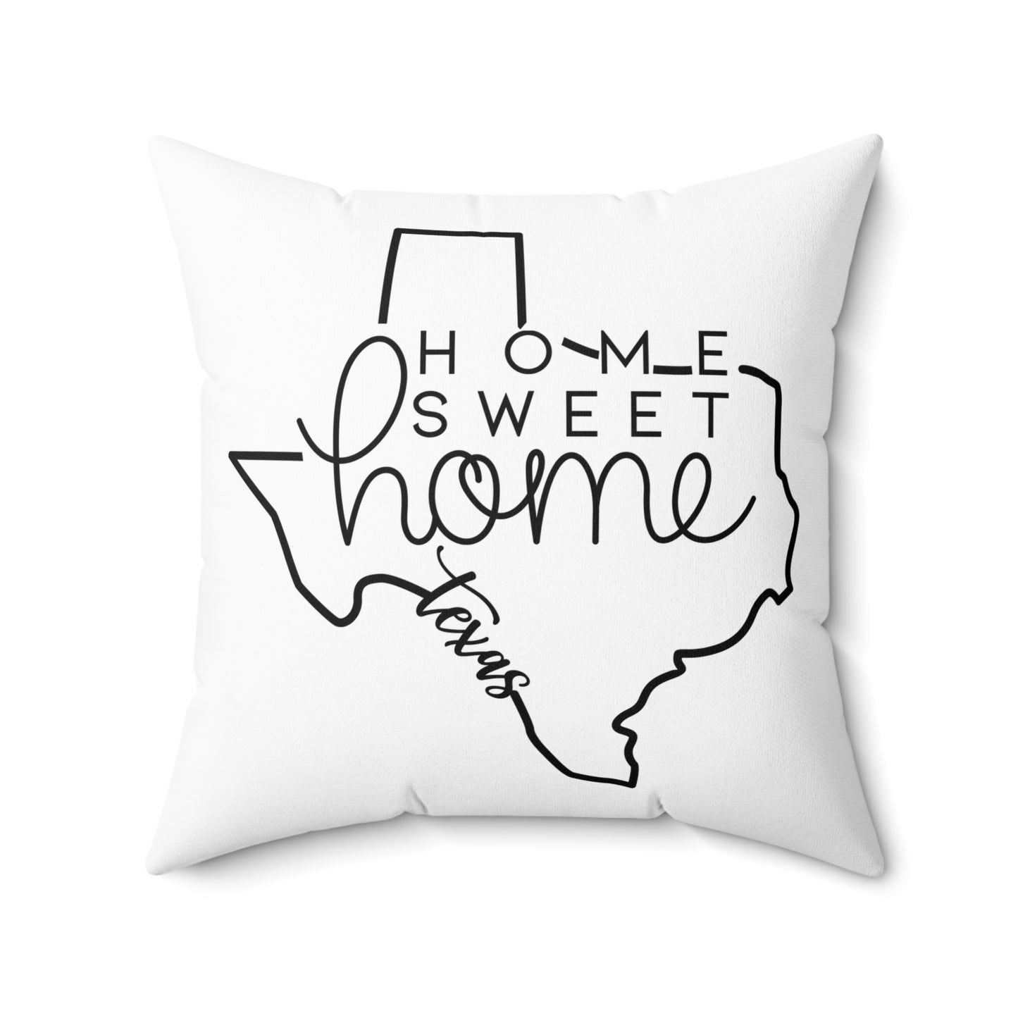 Home Sweet Home Texas Decorative Pillow | Gift For Her | Home Decor | State Gift | Customized State Pillow
