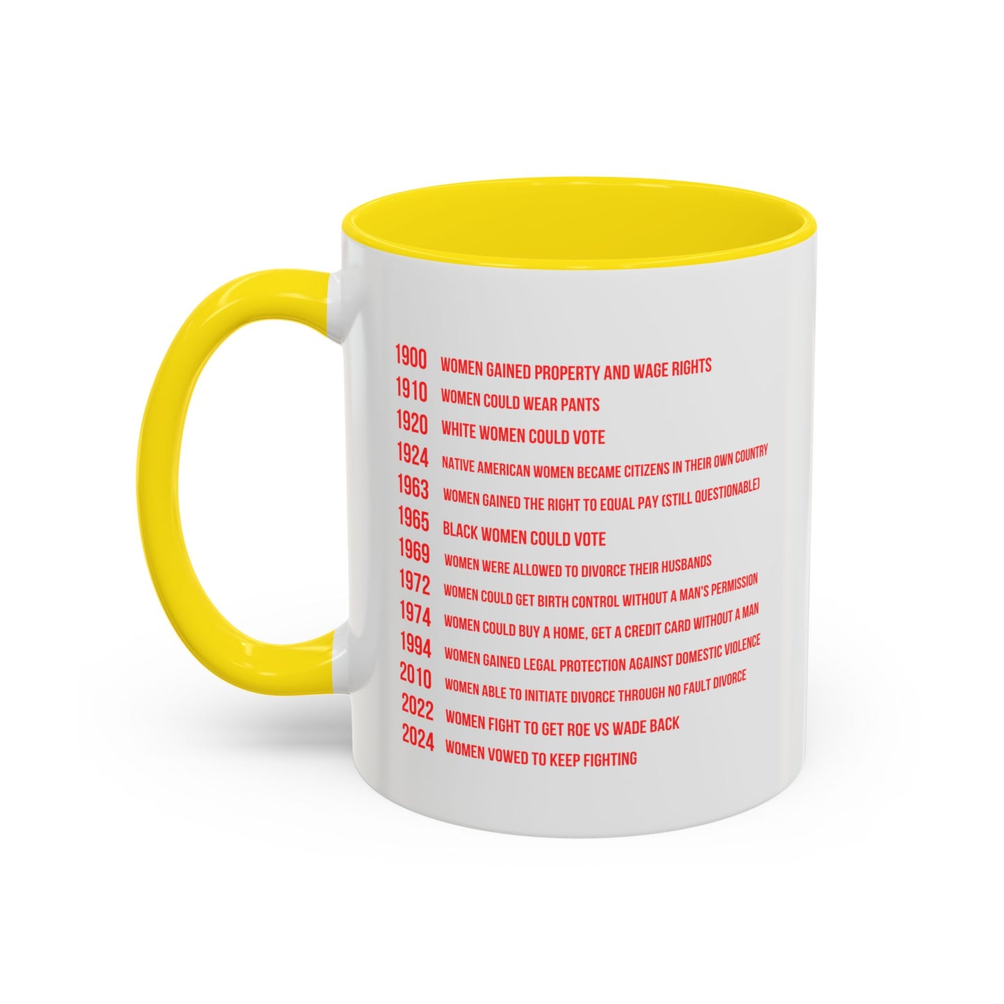 Women's Rights Mug | Viral Feminist Mug | Election Mug | Viral Mug Quote | 11oz Accent Mug | 15oz Accent Mug