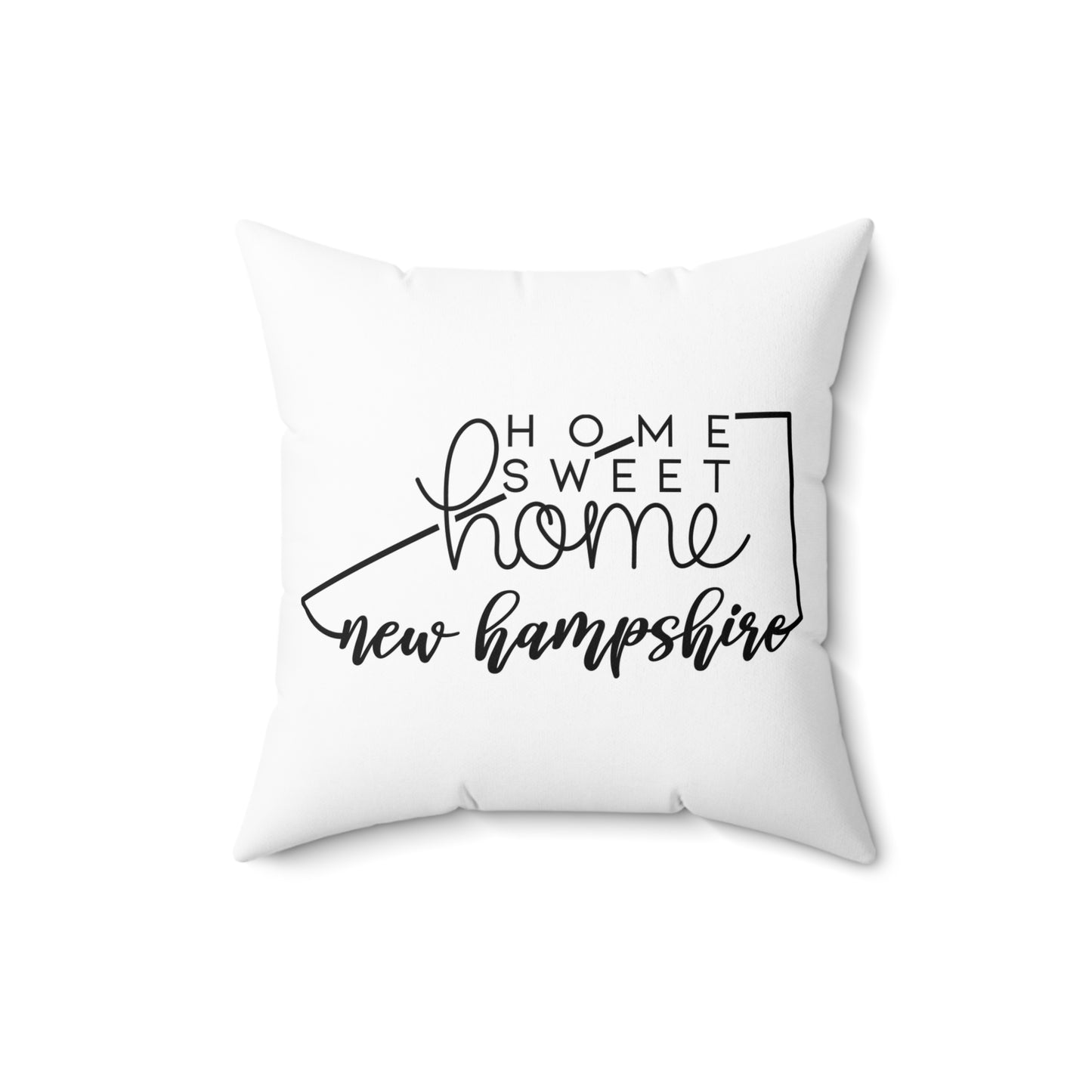 Home Sweet Home New Hampshire Decorative Pillow | Gift For Her | Home Decor | State Gift | Customized State Pillow