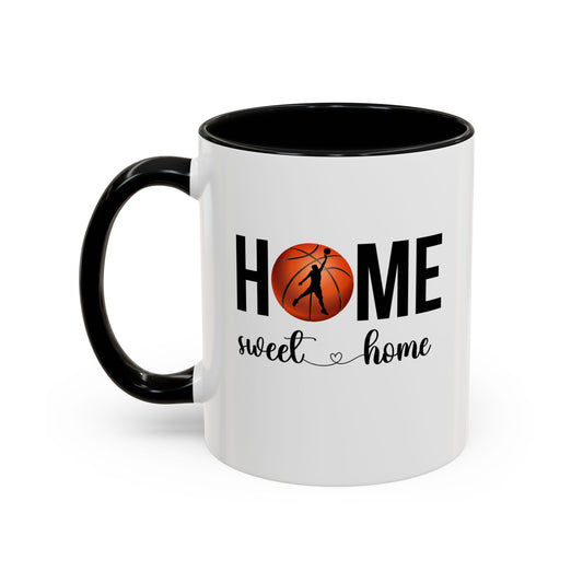 Male Basketball Player Mug | Home Sweet Home Mug | Sports Mug |11oz Accent Mug | 15oz Accent Mug | Gift Idea