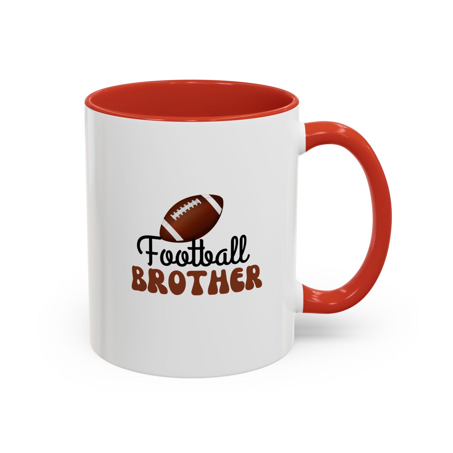Football Brother Mug | Sports Fan Gift | Kids Mug | Sibling Gift | 11oz Accent Mug | 15oz Accent Mug
