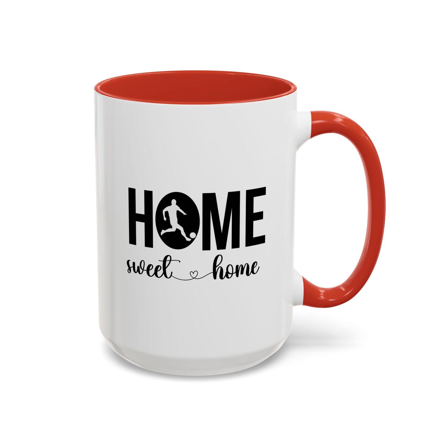 Male Soccer Player Home Sweet Home Mug | Soccer Gift | Sports Mug |11oz Accent Mug | 15oz Accent Mug