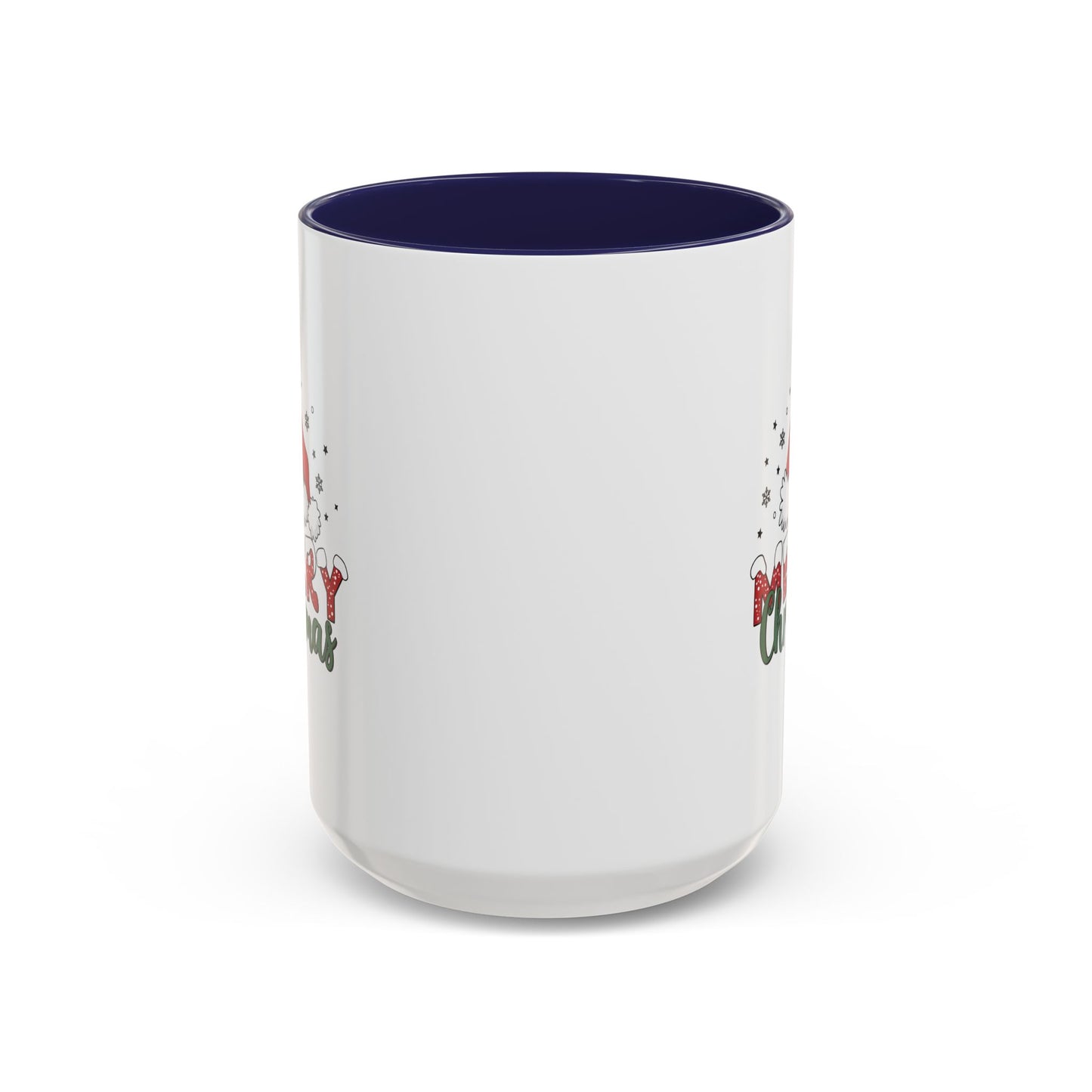 Merry Christmas Santa Hat | Cute Christmas Mug | Christmas Gift | 11oz Accent Mug | 15oz Accent Mug | Gift for Kids | Teen Gitf