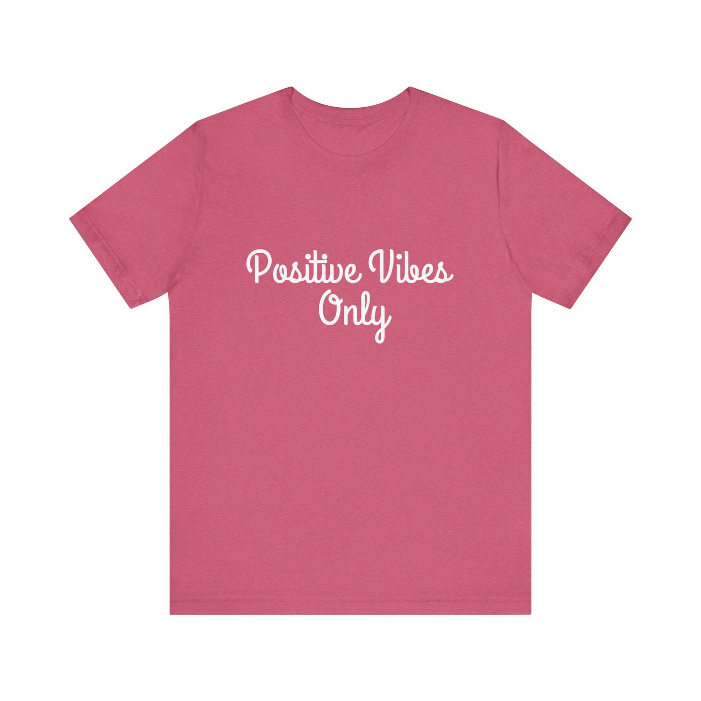 Positive Vibes Cute Text T-shirt