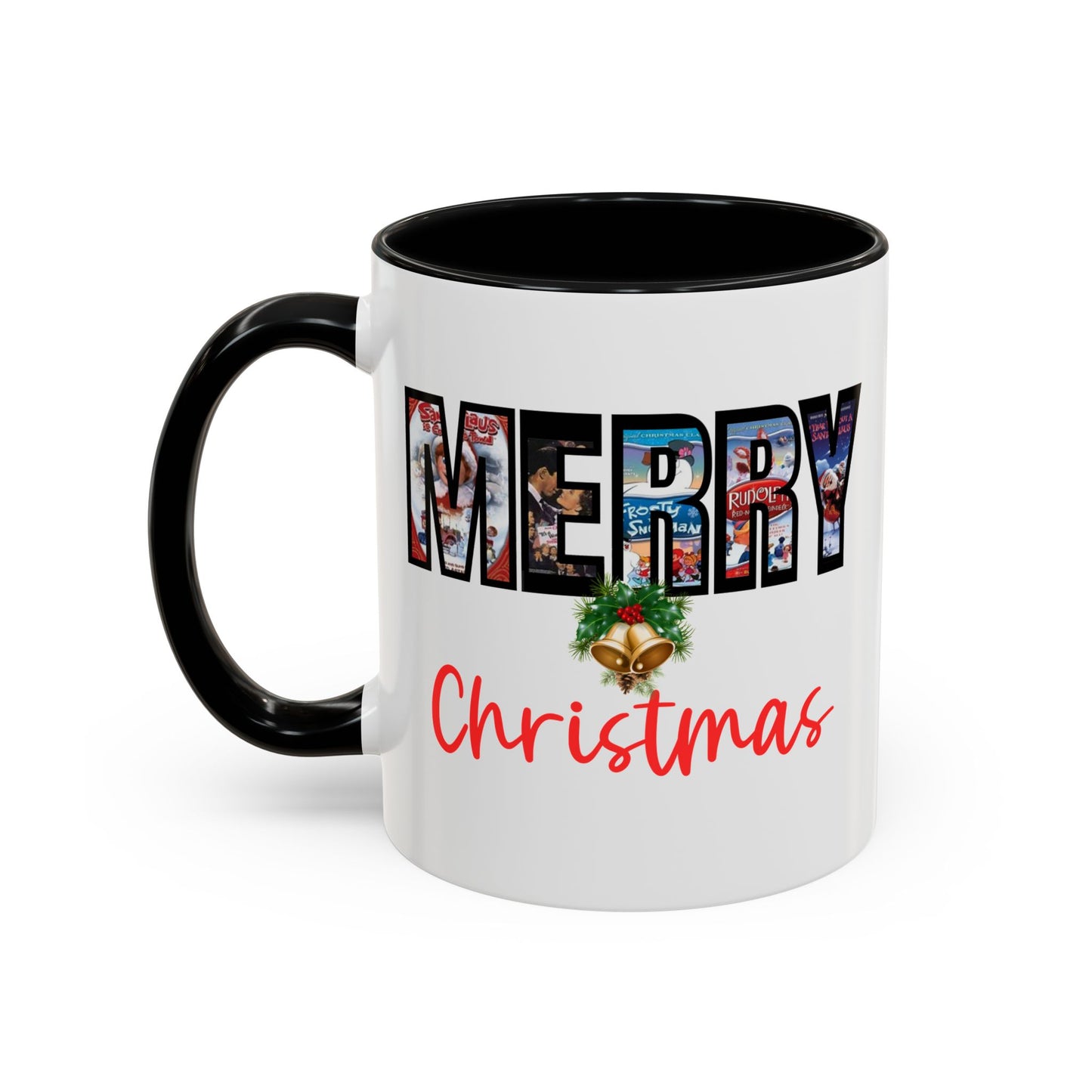 Merry Christmas Nostalgic Movie Poster Mug | Christmas Gift | Funny Christmas Gift | Accent Mug