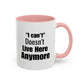I Can't Motivational Quote Gift | Inspirational Gift Idea | Ceramic Mug | 11oz Accent Mug | 15oz Accent Mug