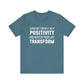 Surround Yourself With Positivity Bold Print T-shirt