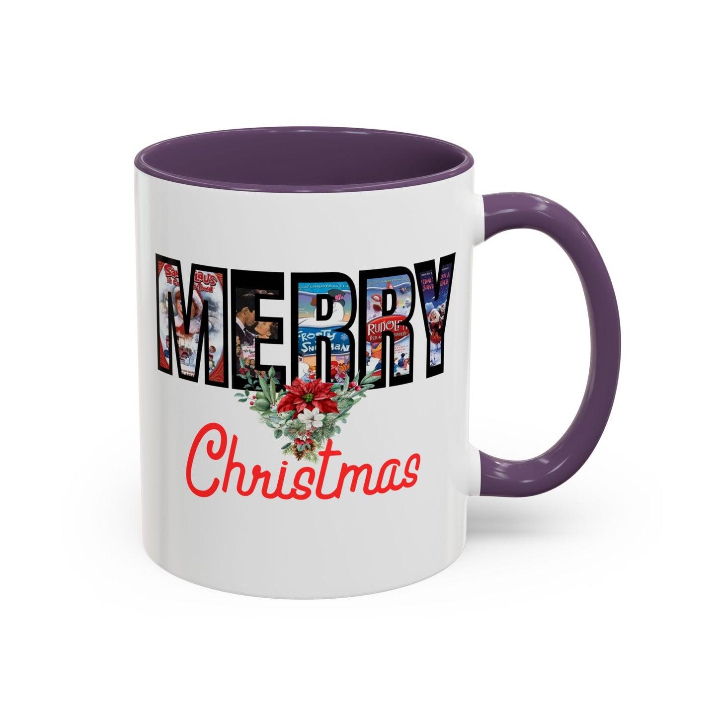 Merry Christmas Nostalgic Movie Poster Mug | Christmas Gift | Funny Christmas Gift | Accent Mug | 11oz | 15oz |