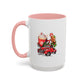 Red Christmas Truck Mug | Cute Gingerbread Man Mug | Christmas Gift Idea | 11oz Accent Mug | 15oz Accent Mug