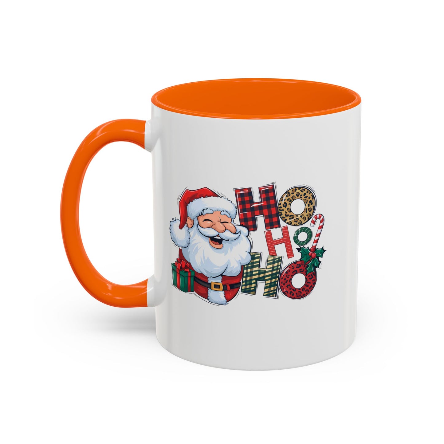 Santa Ho Ho Ho Christmas Mug | Gift Idea | Gift for Kids | Kids Christmas Gift Idea | Kids Mug | 11oz Accent Mug | 15oz Accent Mug