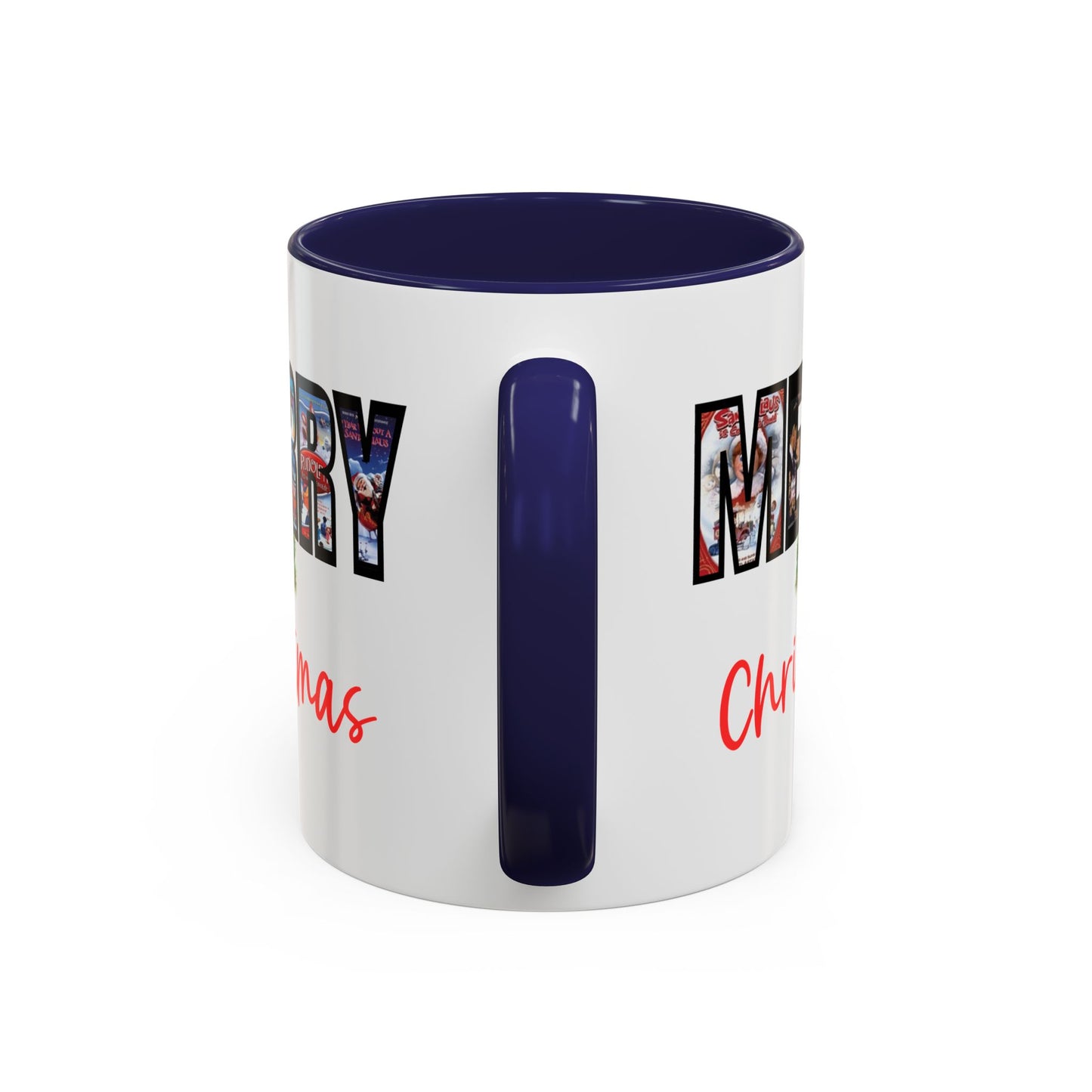 Merry Christmas Nostalgic Movie Poster Mug | Christmas Gift | Funny Christmas Gift | Accent Mug