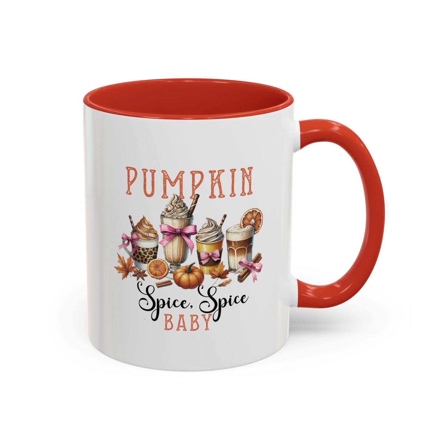 Fall Pumpkin Spice Mug | Spice, Spice Mug | Fall Season Mug | Gift for Her | Fall Mug | 11oz Accent Mug | 15oz Accent Mug