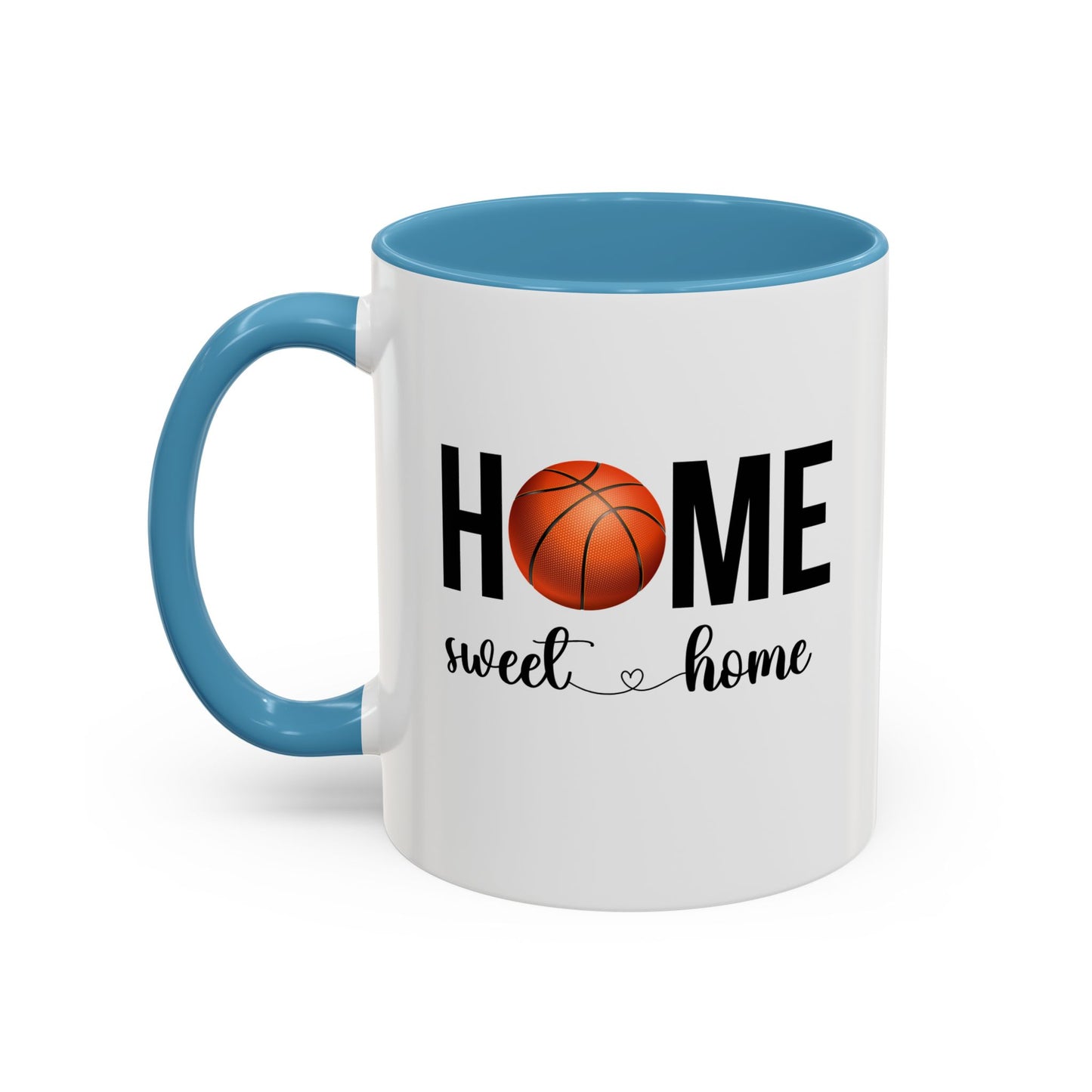 Basketball Mug | Home Sweet Home Mug | Sports Mug |11oz Accent Mug | 15oz Accent Mug