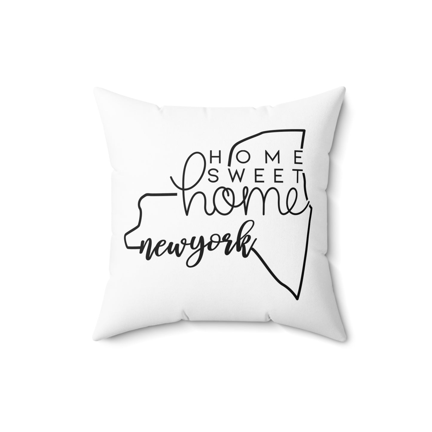 Home Sweet Home New York Decorative Pillow | Gift For Her | Home Decor | State Gift | Customized State Pillow