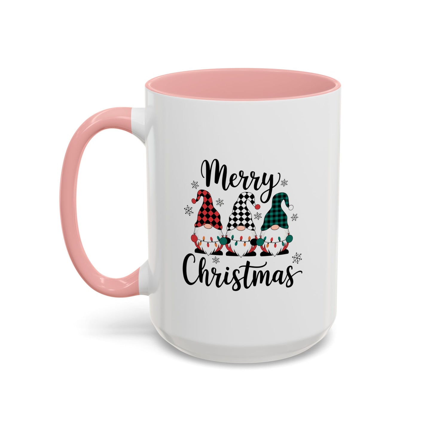 Cute Colorful Merry Christmas Elves In Colorful Hats | Christmas Mug | Christmas Gift | 11oz Accent Mug | 15oz Accent Mug
