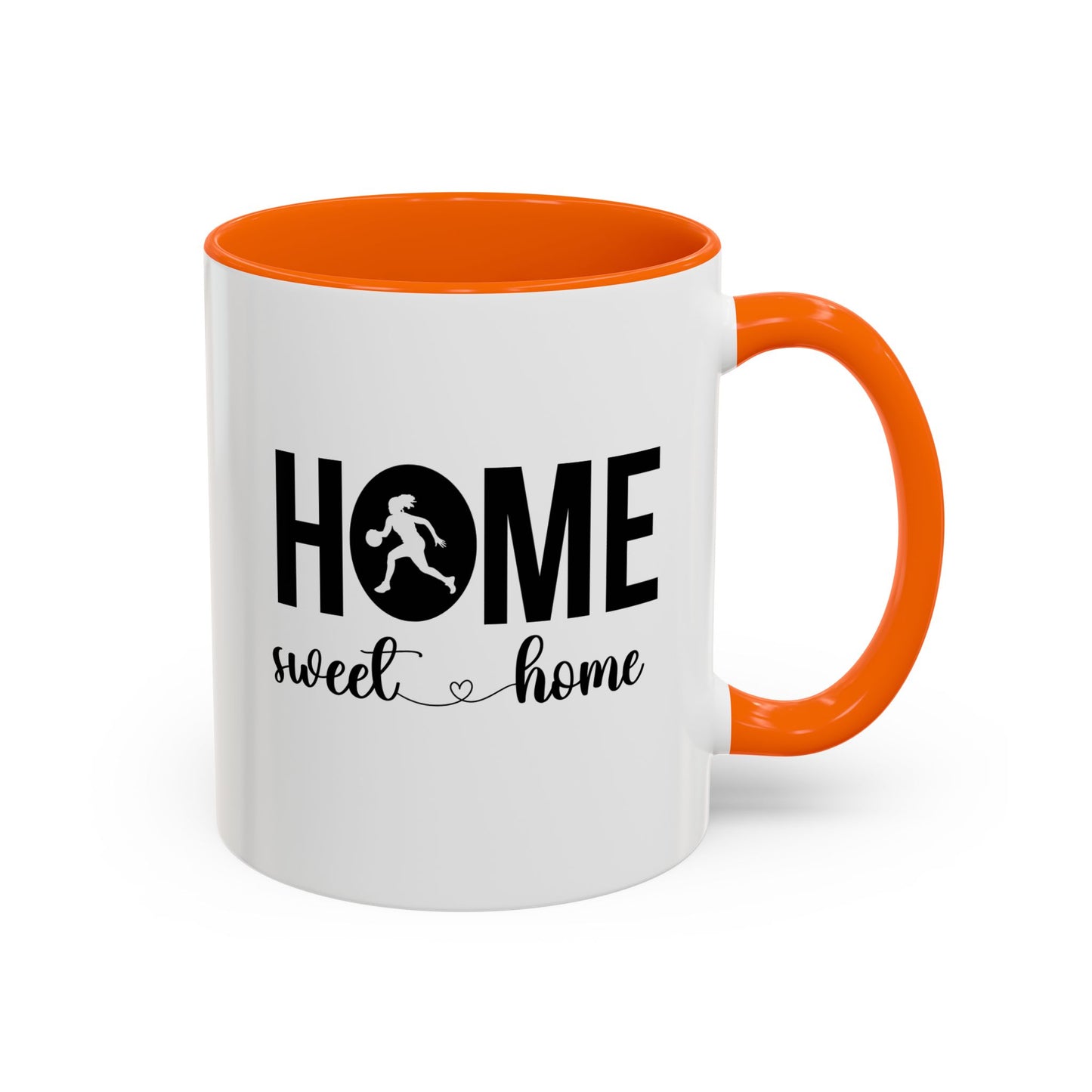 Female Basketball Player Gift Idea | Home Sweet Home Mug | Sports Mug |11oz Accent Mug | 15oz Accent Mug | Gift Idea