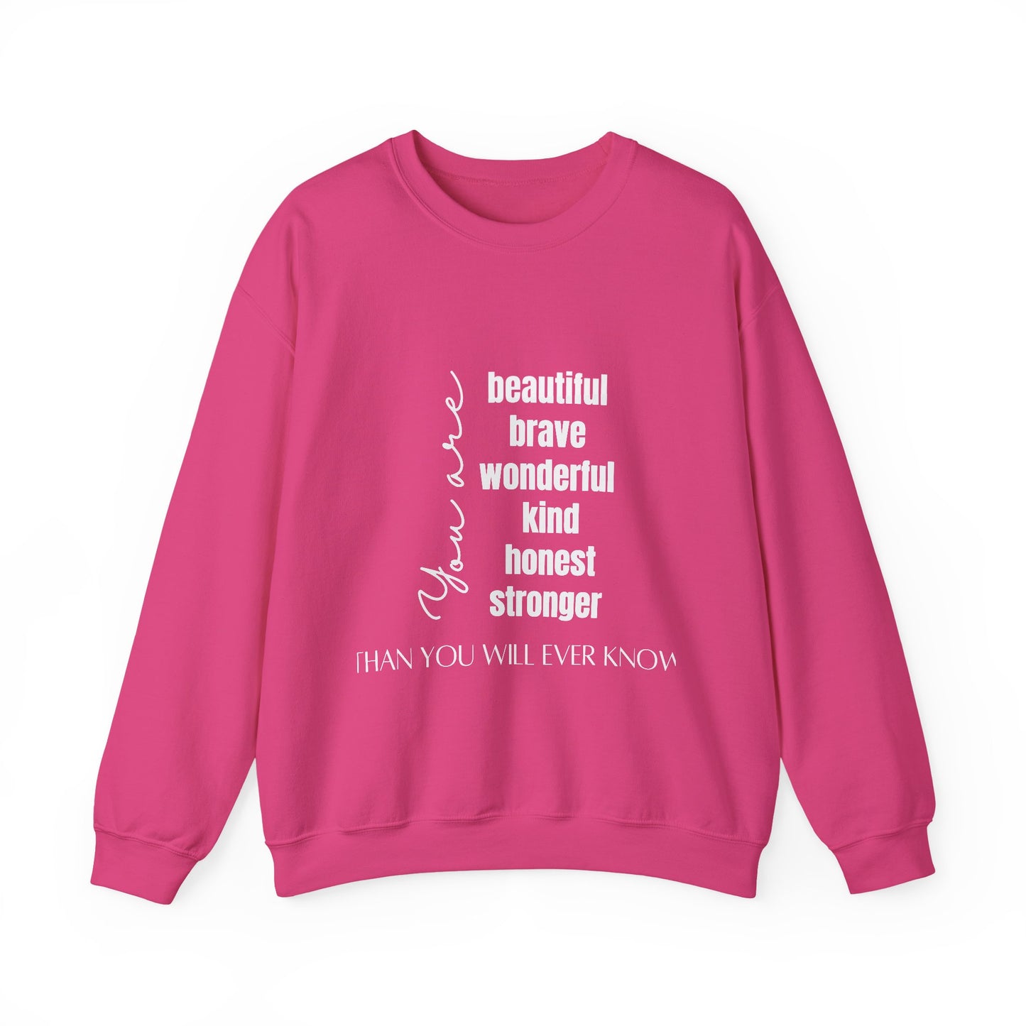 Beautiful Inspirational Quote Unisex Heavy Blend™ | Motivational Sweatshirt | Inspirational Gift | Gift For Her | Gift For Him