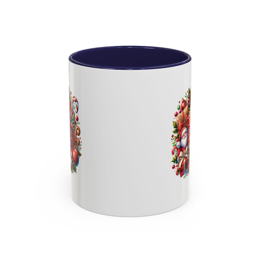 Cute Christmas Movie Watching Mug | Christmas Gift | Ceramic Christmas Gift | |11oz Accent Mug | 15oz Accent Mug