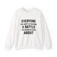 Inspirational Everyone You Meet Quote Unisex Heavy Blend™ | Motivational Sweatshirt | Inspirational Gift | Gift For Her | Gift For Him