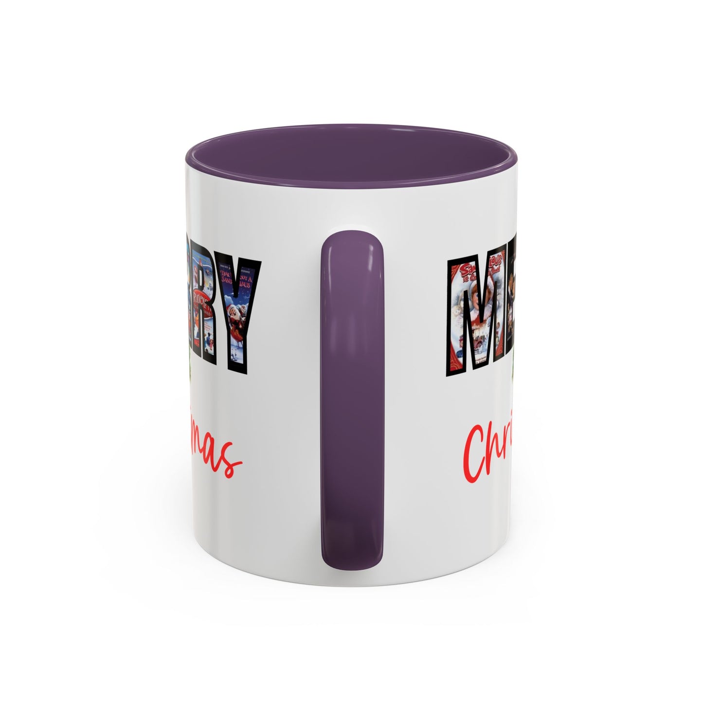 Merry Christmas Nostalgic Movie Poster Mug | Christmas Gift | Funny Christmas Gift | Accent Mug