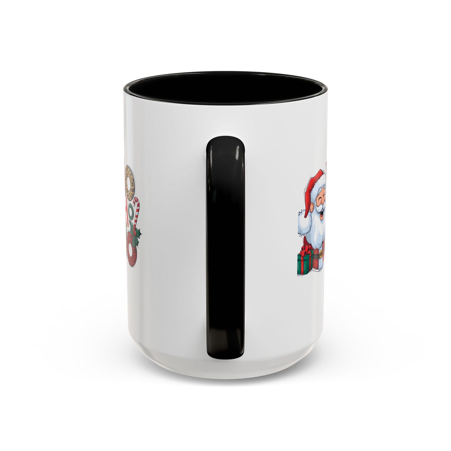 Santa Ho Ho Ho Christmas Mug | Gift Idea | Gift for Kids | Kids Christmas Gift Idea | Kids Mug | 11oz Accent Mug | 15oz Accent Mug
