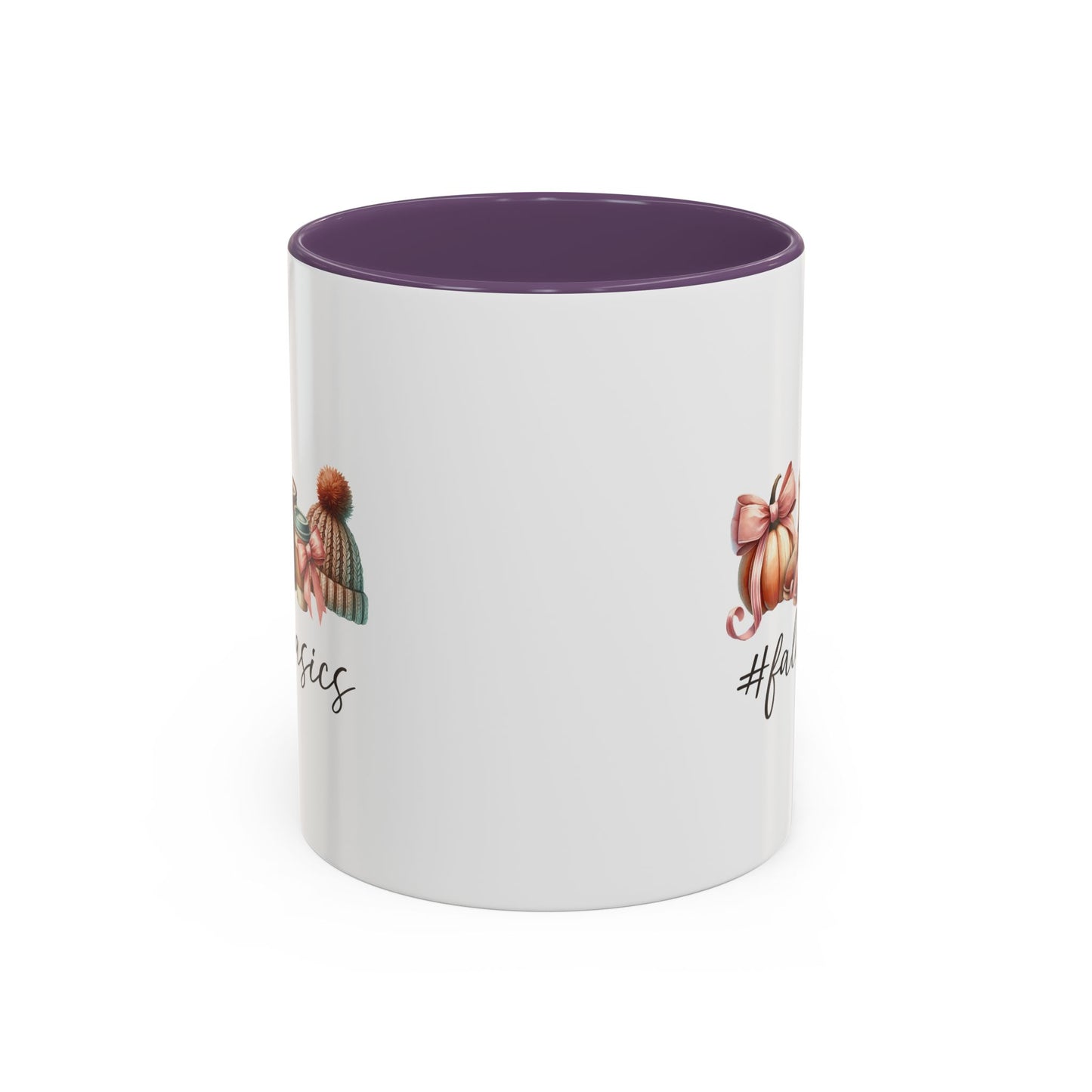 Fall Basics | Fall Lover's Mug | Pumpkin and Latte Mug | Fall Season Mug | Gift for Her | Fall Mug | 11oz Accent Mug | 15oz Accent Mug