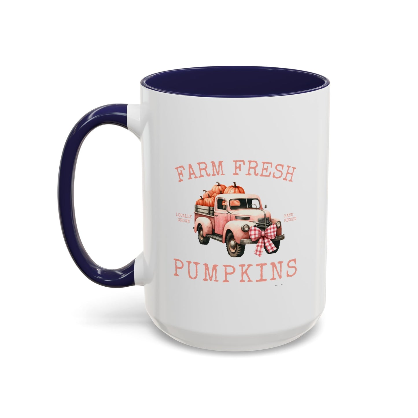 Farm Fresh Pumpkins Fall Mug | Pumpkin Truck | Gift for Her | Gift for Nature Lover | Fall Mug | Fall Season Mug | Gift for Her | Fall Mug | 11oz Accent Mug | 15oz Accent Mug