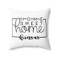 Home Sweet Home Kansas Decorative Pillow | Gift For Her | Home Decor | State Gift | Customized State Pillow