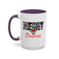 Merry Christmas Nostalgic Movie Poster Mug | Christmas Gift | Funny Christmas Gift | Accent Mug | 11oz | 15oz |