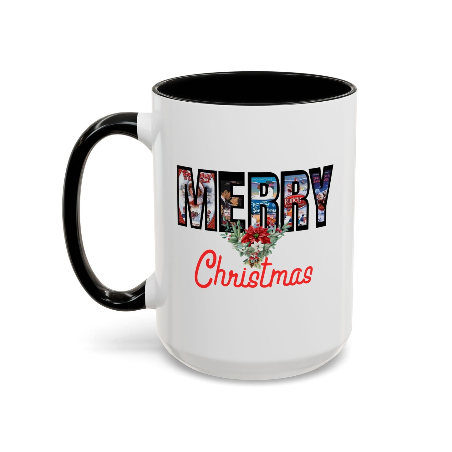 Merry Christmas Nostalgic Movie Poster Mug | Christmas Gift | Funny Christmas Gift | Accent Mug | 11oz | 15oz |