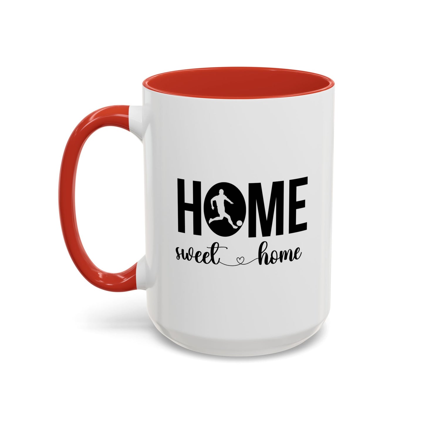 Male Soccer Player Home Sweet Home Mug | Soccer Gift | Sports Mug |11oz Accent Mug | 15oz Accent Mug