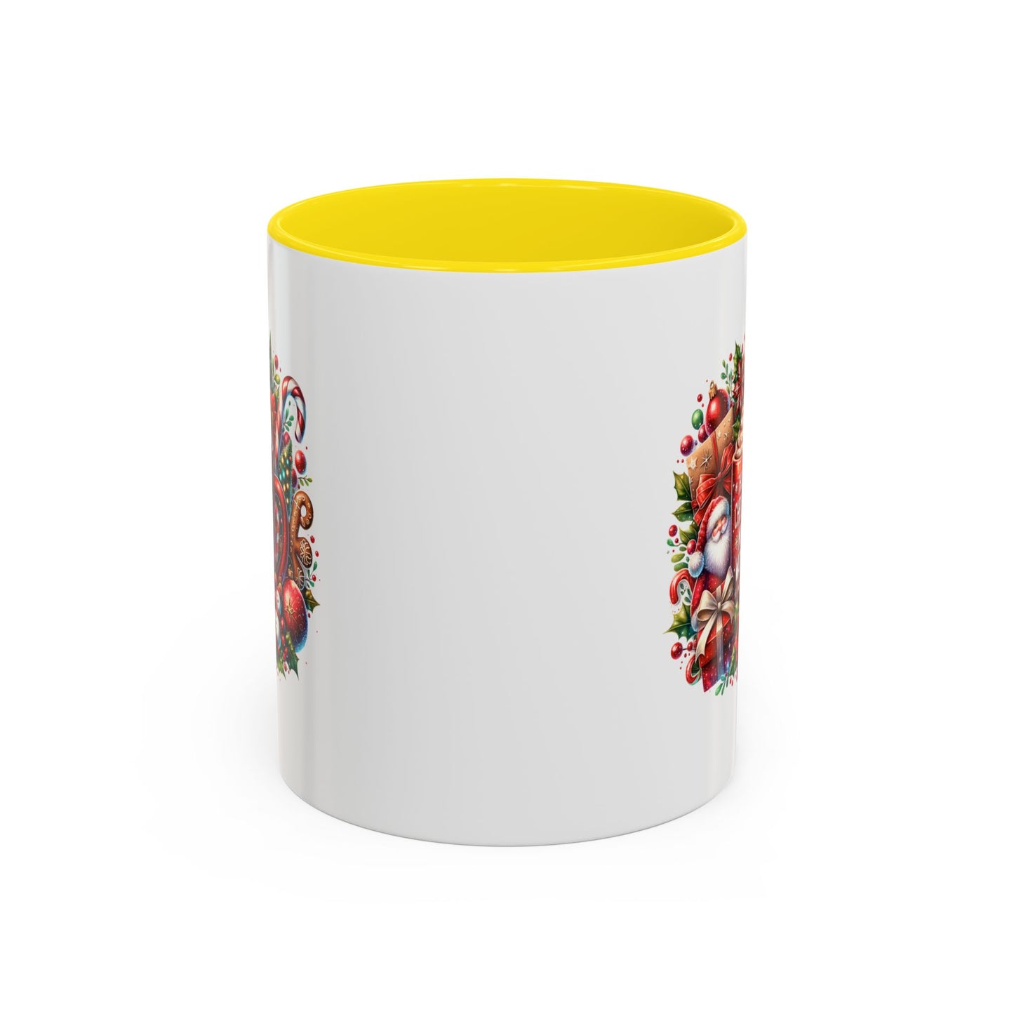 Cute Christmas Movie Watching Mug | Christmas Gift | Ceramic Christmas Gift | |11oz Accent Mug | 15oz Accent Mug